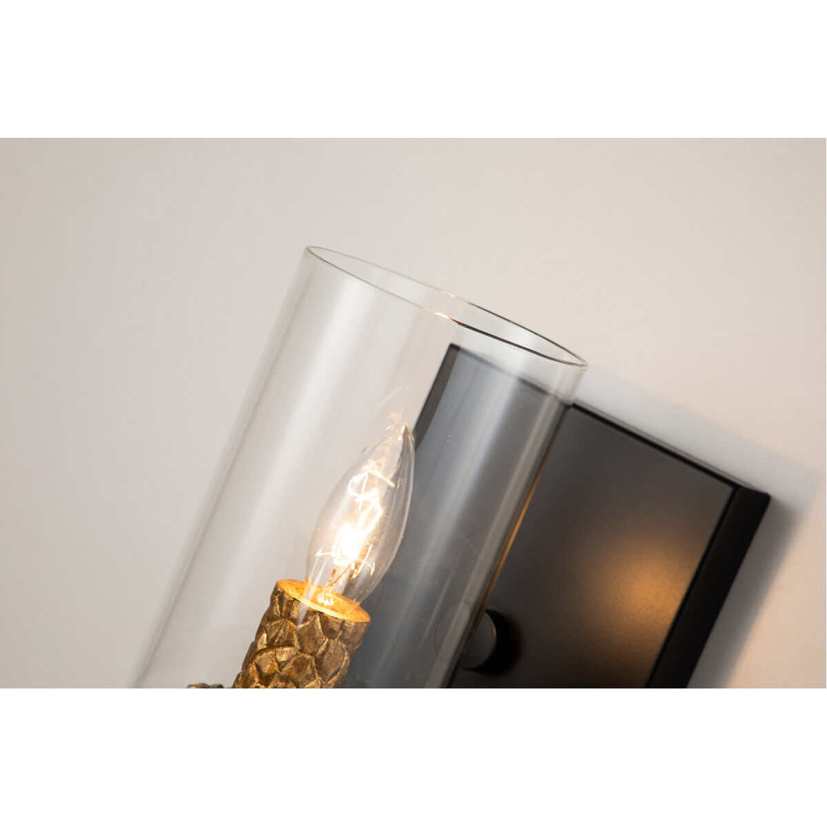 Bolivar 1 Light 6 inch MB Bath Light Wall Light in Matte Black